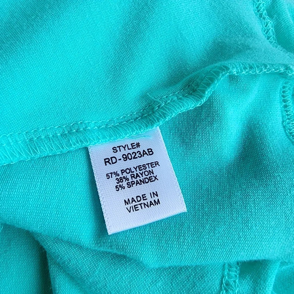 Zenana Outfitters Women's Dress Stretch Flowy A-Line Shirt Layered Ruffle Hem S - Picture 13 of 13